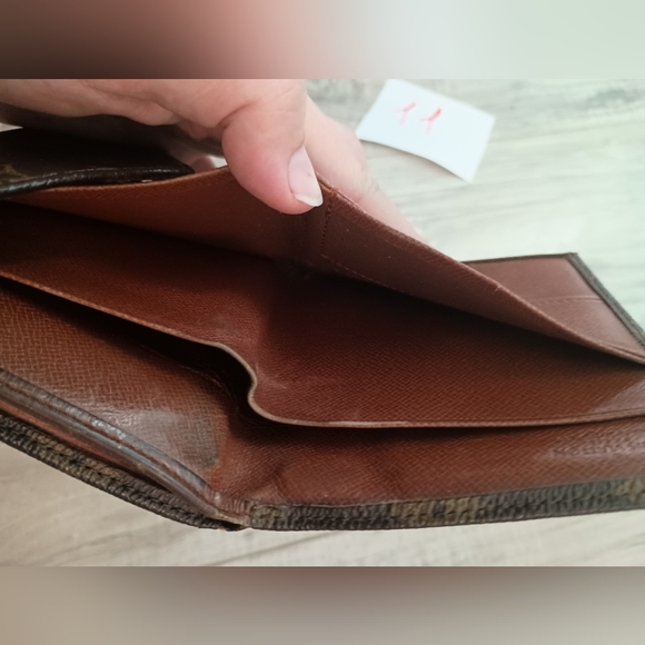 Louis Vuitton W Hook Wallet Monogram Beige Monogram Canvas Authentic - Picture 11 of 14